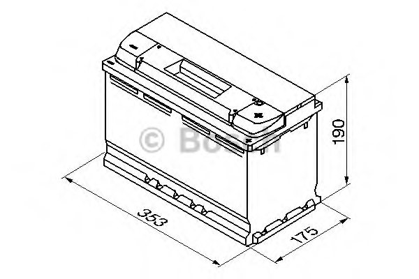 BOSCH 0 092 S50 130 Starter Battery